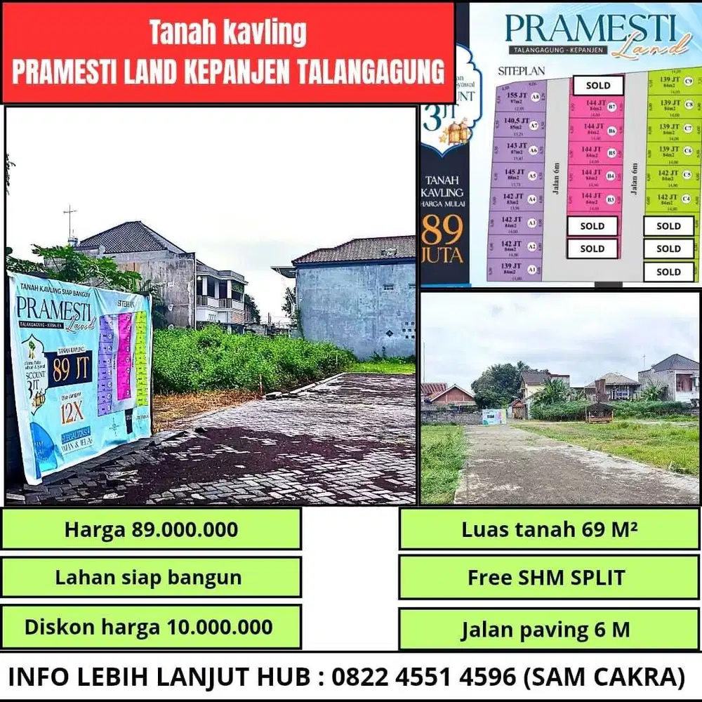 Tanah kavling murah lokasi strategis