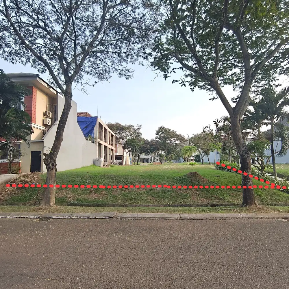 Dijual Kavling murah di dalam cluster Pasadena Deltamas Cikarang siap bangun luas 290m harga nego keras