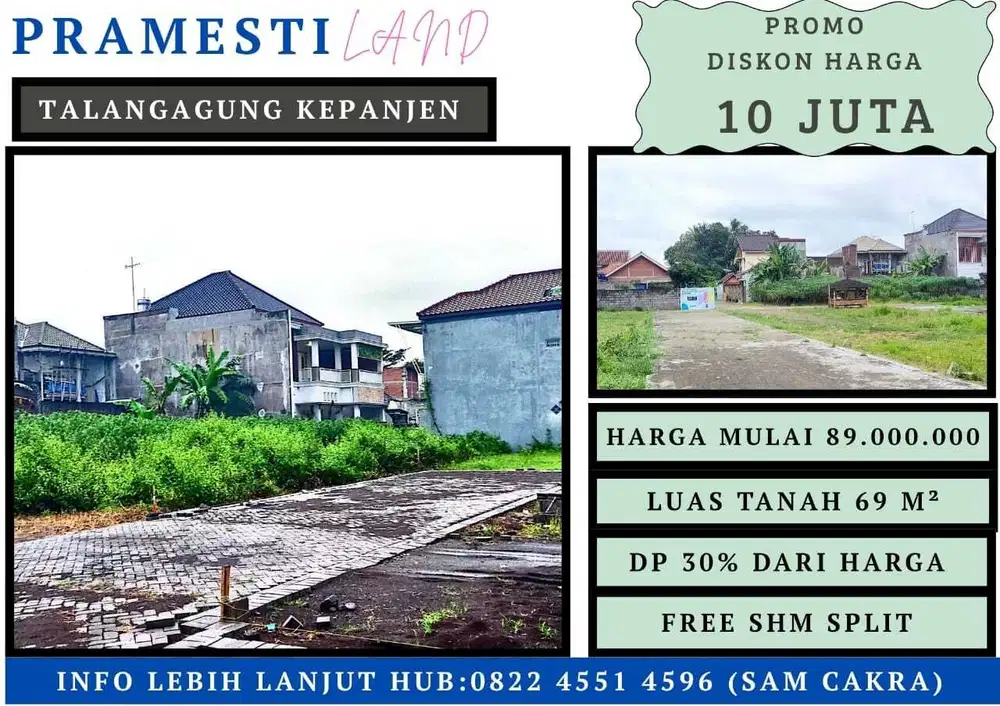 tanah kavling pribadi lokasi kepanjen