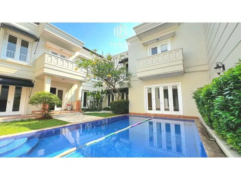 Disewakan Rumah Modern area Strategis Pondok Indah, akses jalan lebar