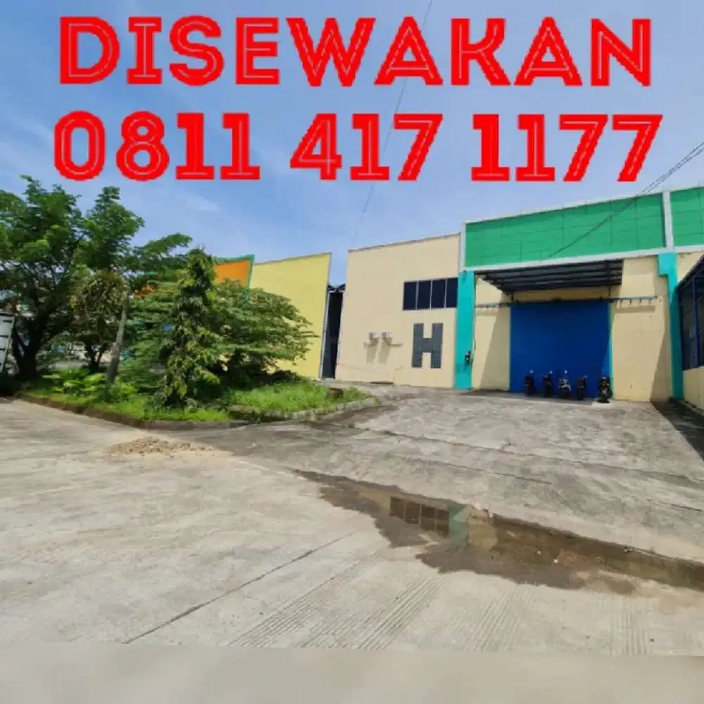 GUDANG LUAS DENGAN LOKASI STRATEGIS AMAN COCOK UNTUK SEMUA USAHA