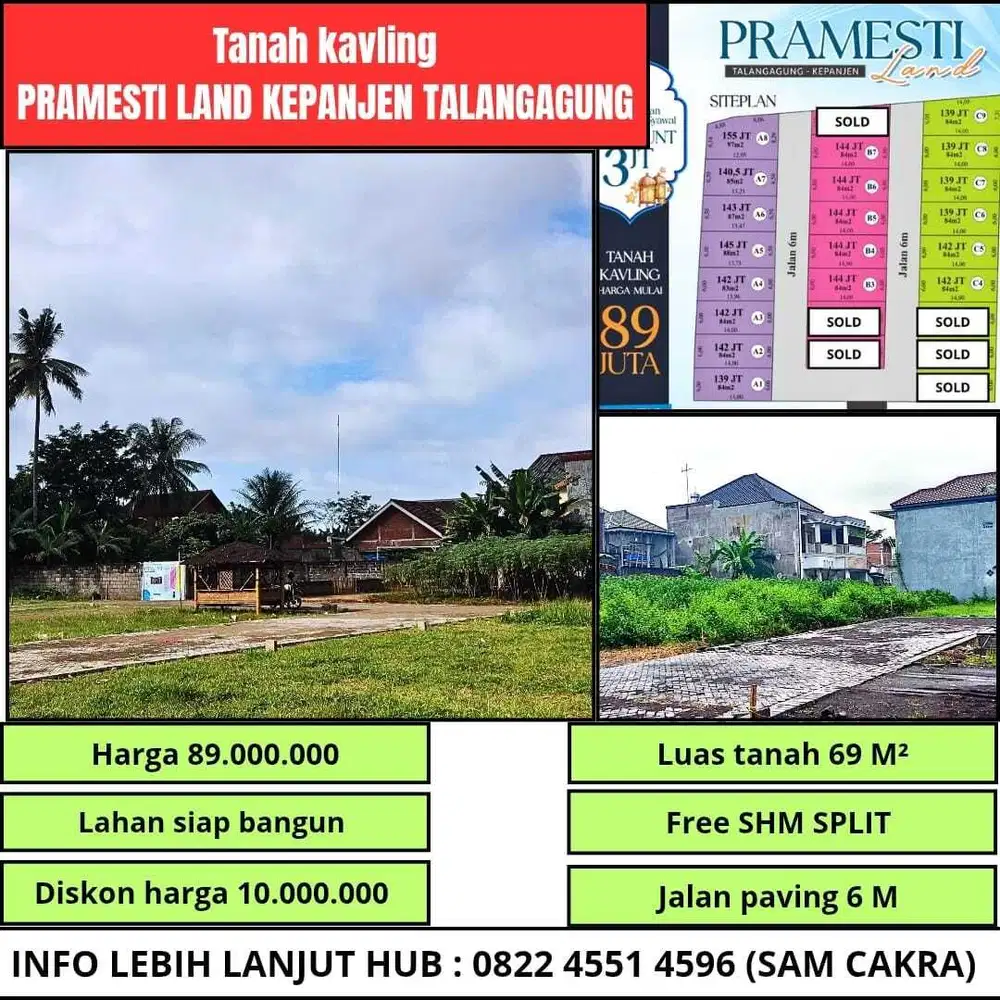 tanah kavling pribadi harga murah