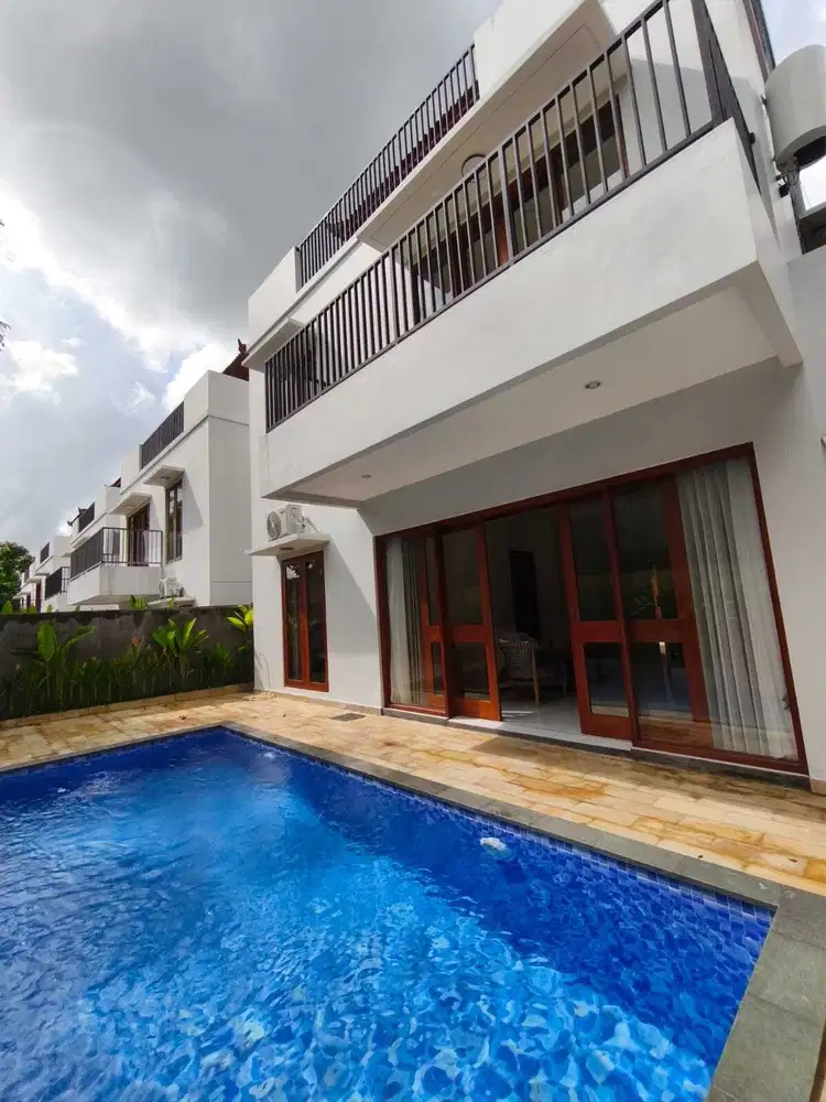 FOR RENT VILLA FURNISHED VIEW JUNGLE 3BR LOKASI UBUD