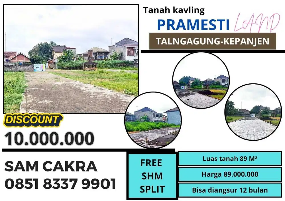 jual tanah kavling pribadi harga promo