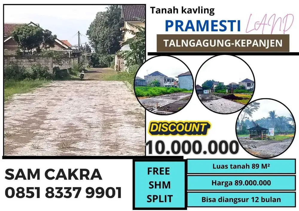 Tanah kavling pribadi lokasi padat penduduk