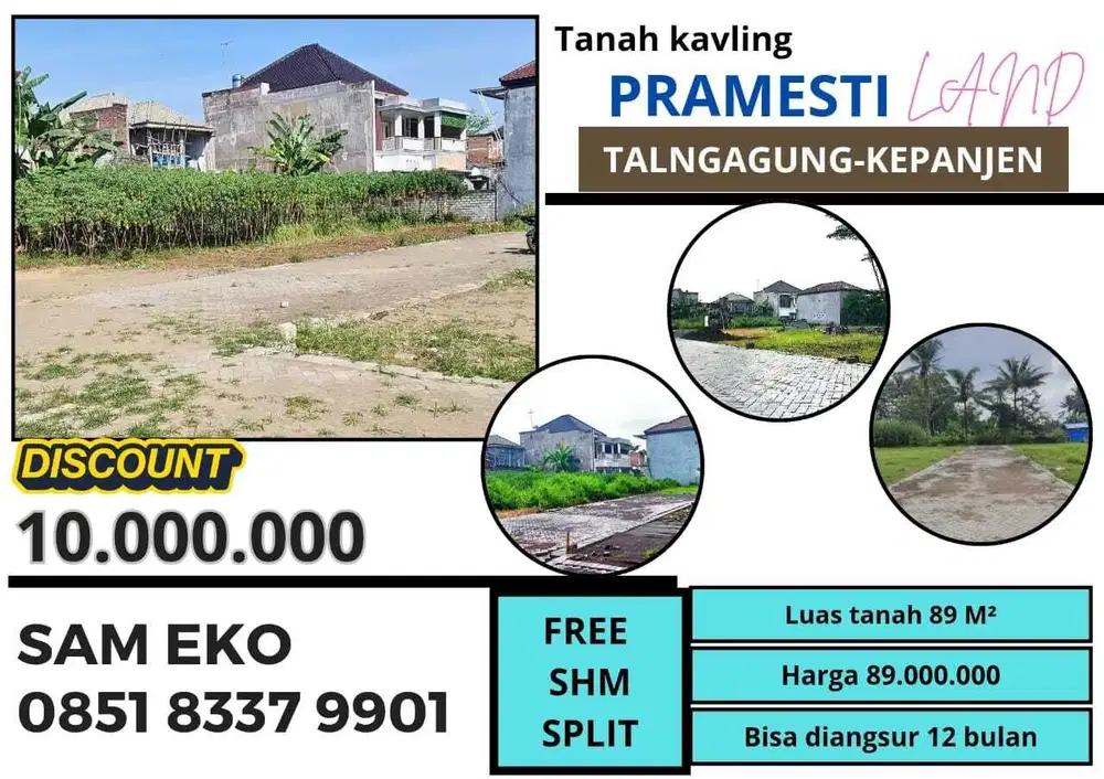 jual tanah kavling SHM