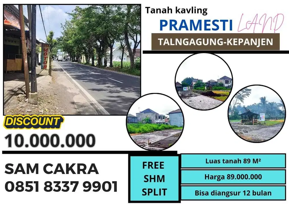 Dijual tanah lokasi strategis