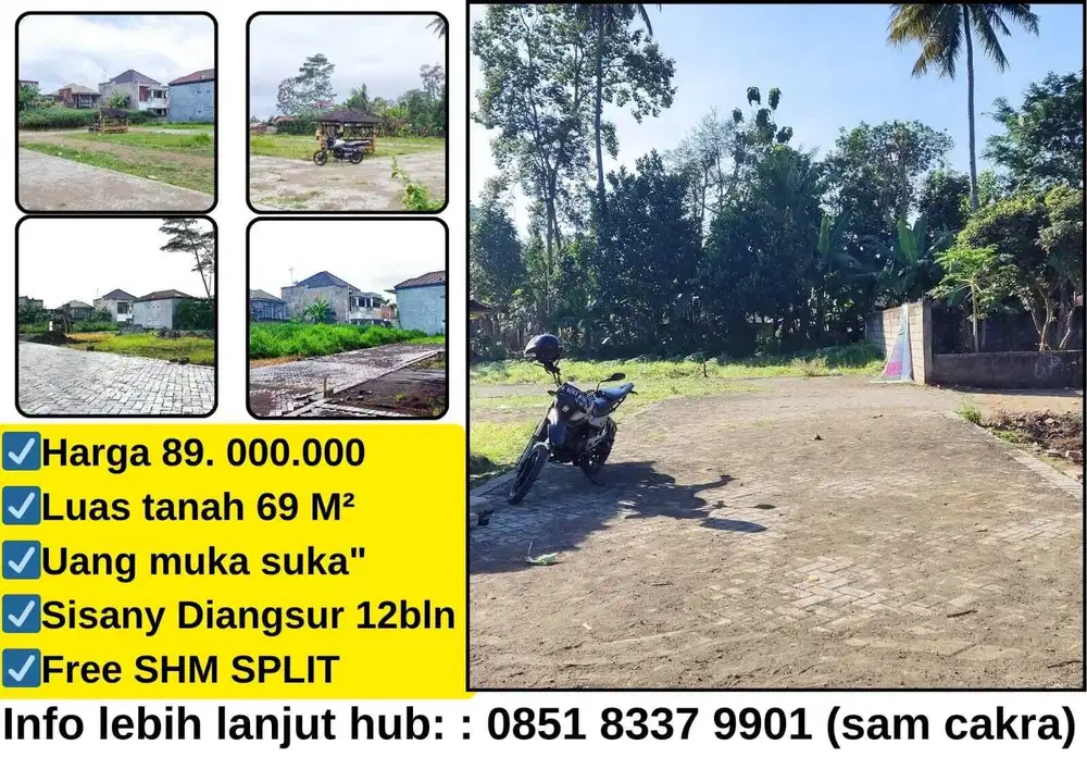 Tanah kavling pribadi di pusat kota