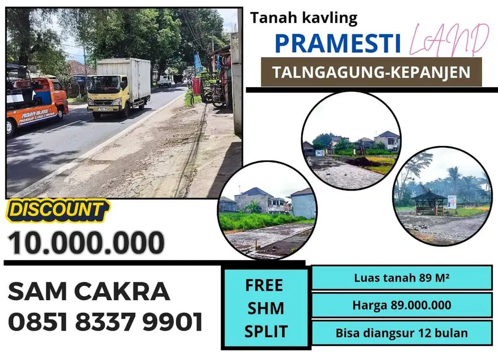 Tanah pribadi dijual dengan harga murah