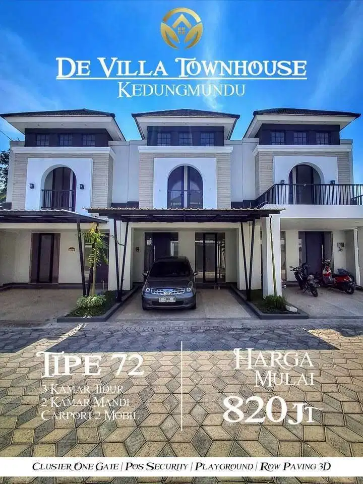 BREAKING NEWS  Telah Hadir De Villa Townhouse Kedungmundu Tahap II