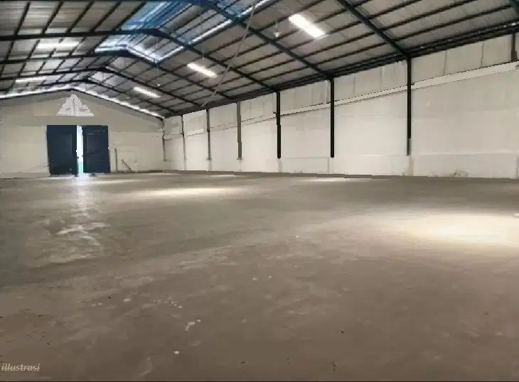 disewakan gudang margomulyo full bangunan, row jalan lebar.