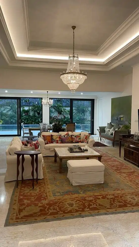 Dijual Rumah Mewah 6KT Kemang Utara, LT 760m, Full Furnished