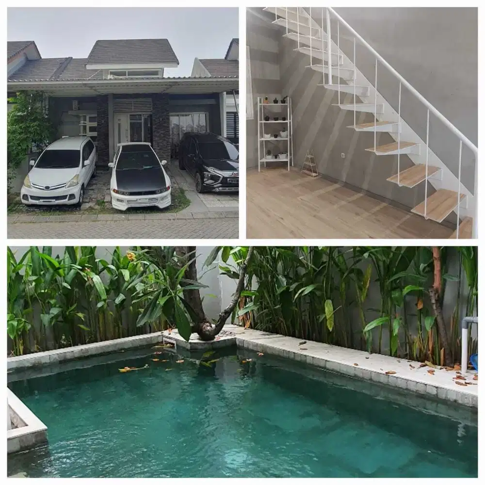 Dijual Cepat Rumah Queenstown Citraland Cluster Terdepan ada Pool Lux