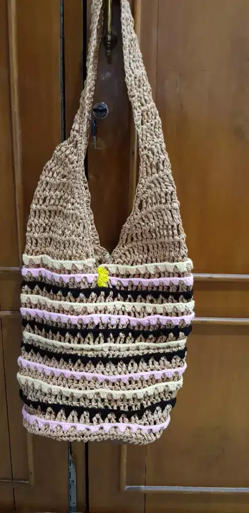 Tas bahan wol home made