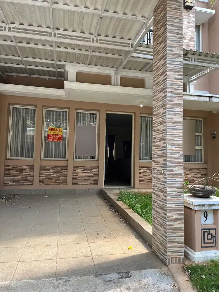 Disewakan Rumah Cluster Ambrosia Lippo Cikarang, Hanya 87 Juta/Tahun!