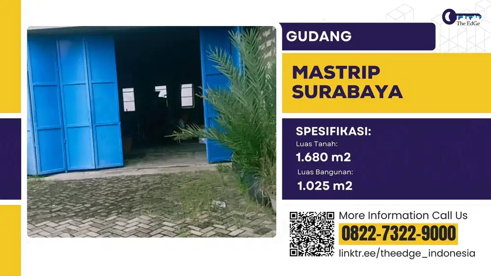 Jual Gudang Mastrip Karangpilang Surabaya - The EdGe