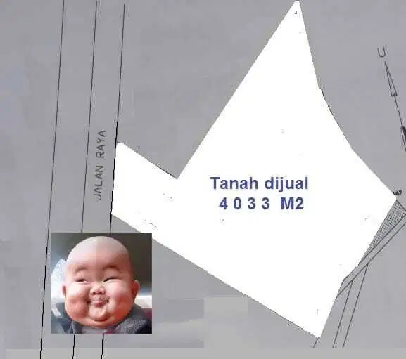 3jt permeter Jual Tanah utk Perumahan Gudang Investasi Dsb Jl Lingkar timur SDA