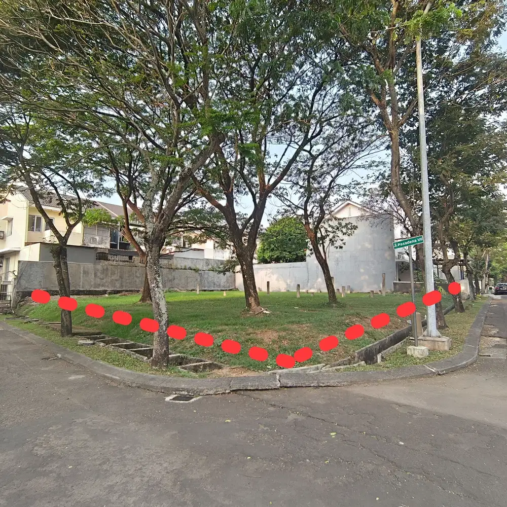 Dijual Kavling Residence 382m sudut hook cluster Pasadena deltamas