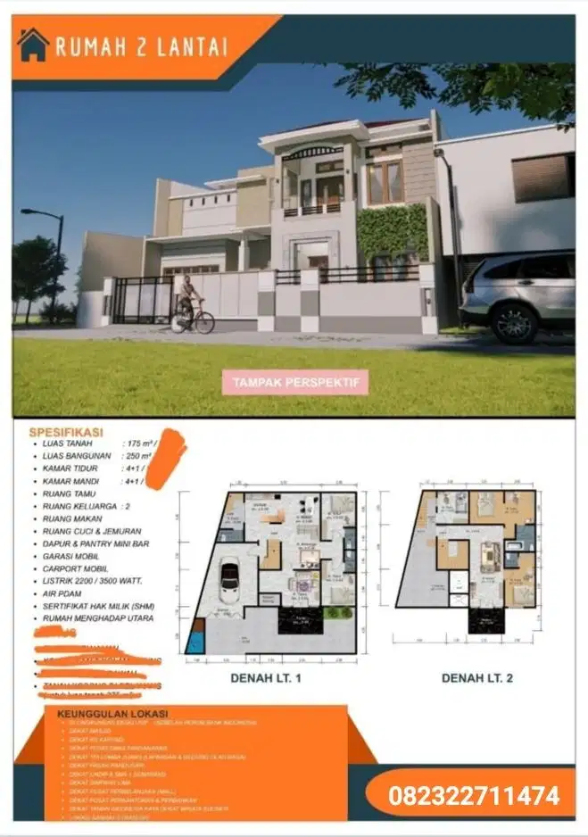 Rumah 2 Lt di Tengah Kota Jl. Mugas Dalam, Semarang