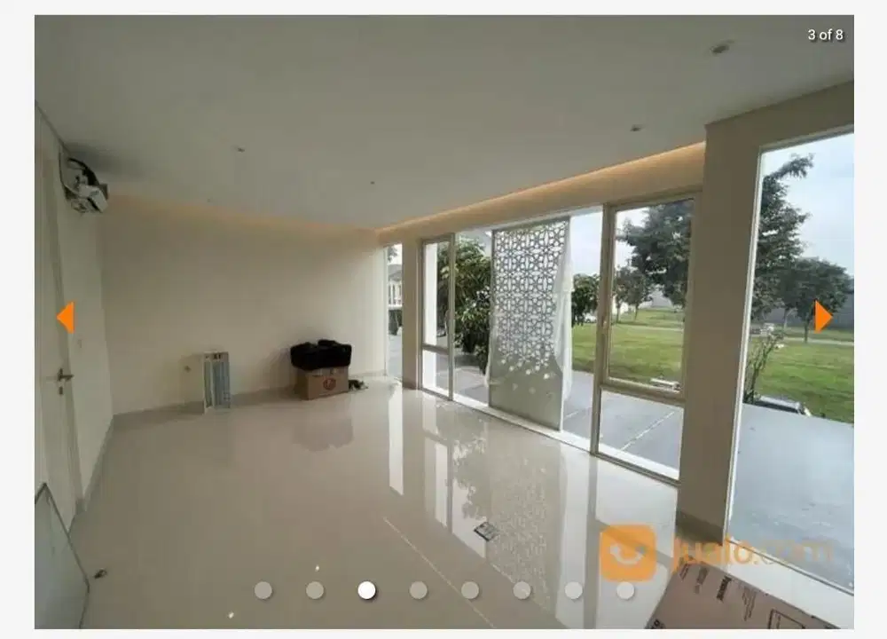 Rumah Modern Minimalis 2 lt Grand Pakuwon Cluster Depan interior mewah