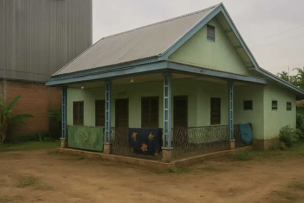 DI sewakan pinggir jalan luas  1300 m2