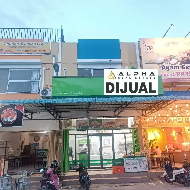 Dijual Ruko 2 Lantai di Tiban Mas