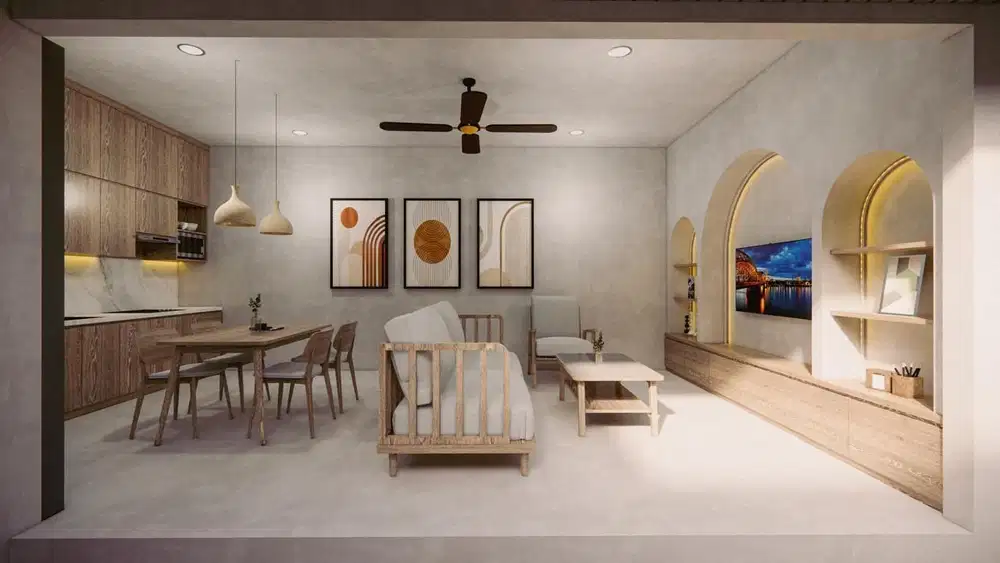 BEST INVESTMENT VILLA FURNIHSED 2 BR  DAN 3 BR  STARTEGIS DI JIMBARAN