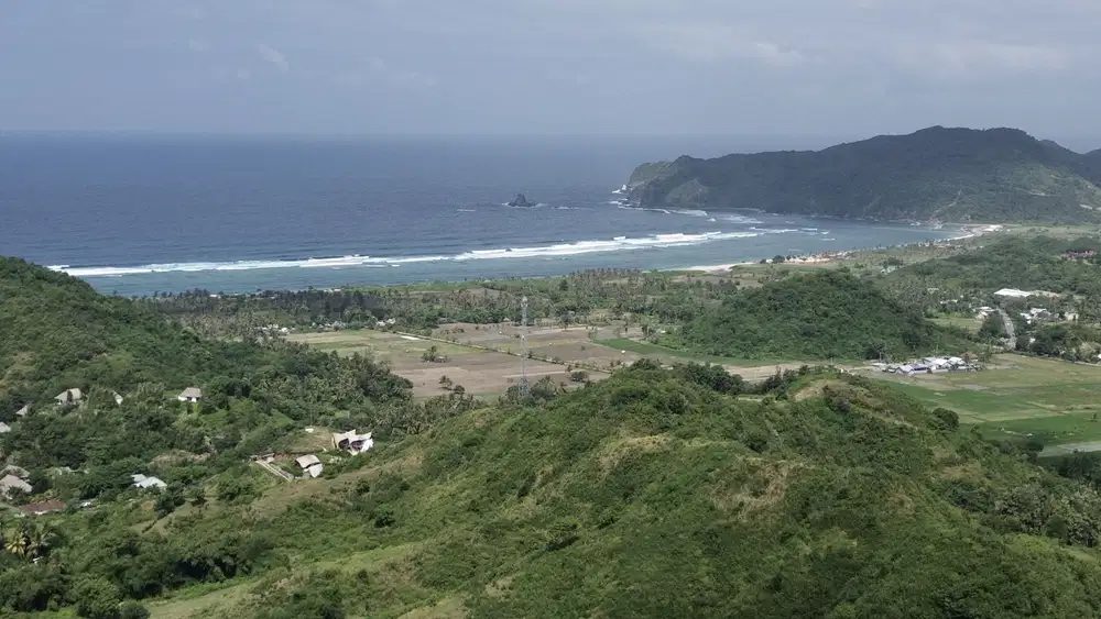 Tanah murah dekat pantai Mawun dan tampah lombok