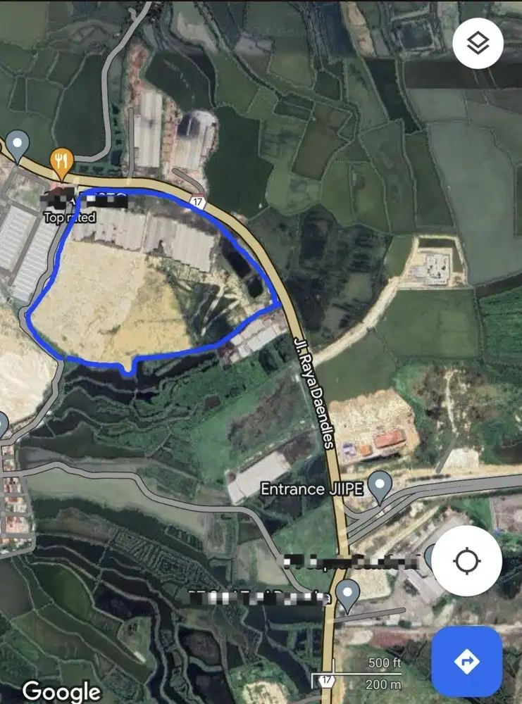 Jual Tanah Lahan Industrial Raya Daendles, JIIPE Manyar Gresik  Posisi