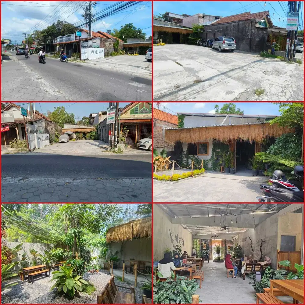 Tanah pinggir jalan utama condongcatur cocok untuk usaha kuliner