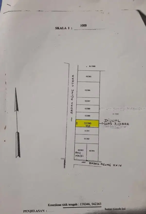 TANAH SIAP BANGUN DI BADAK AGUNG, RENON DENPASAR