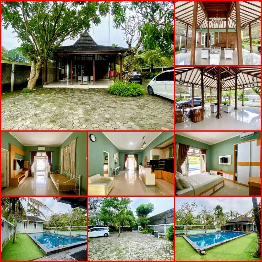 Rumah villa full furnish sangat strategis jln kaliurang KM 11