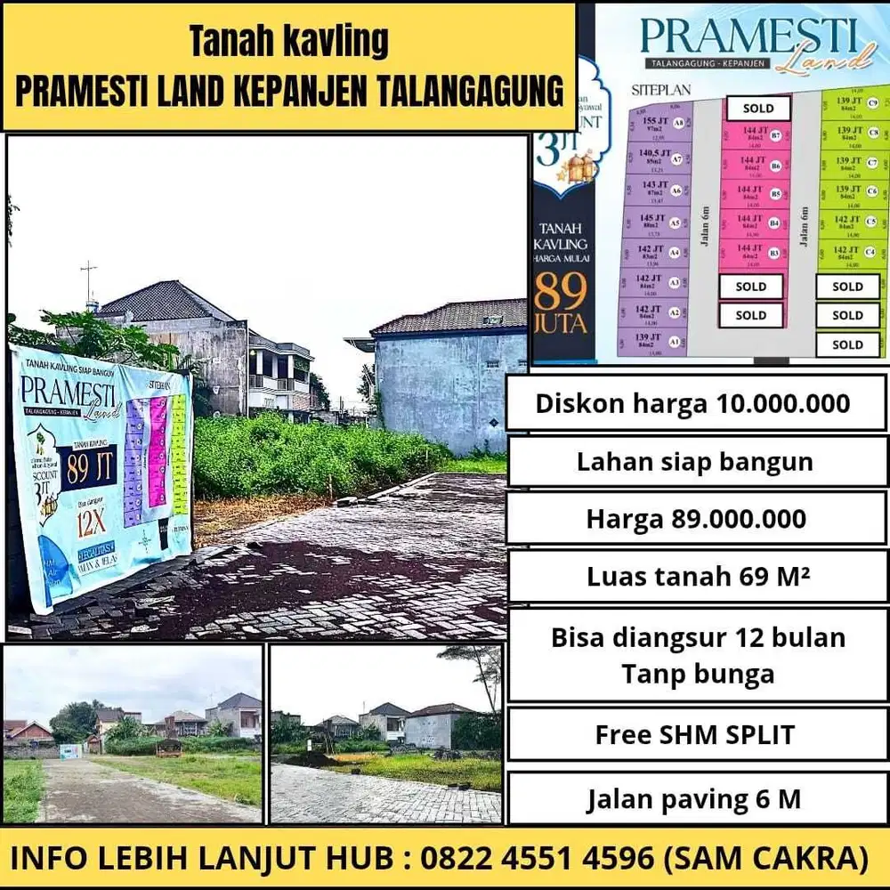 TANAH KAVLING LETAK STRATEGIS