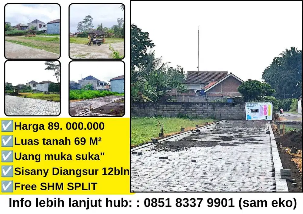 Tanah kavling Pribadi lokasi pandat penduduk