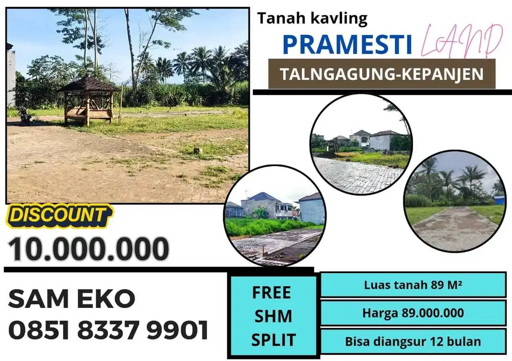 tanah kavling pribadi ditengah kota