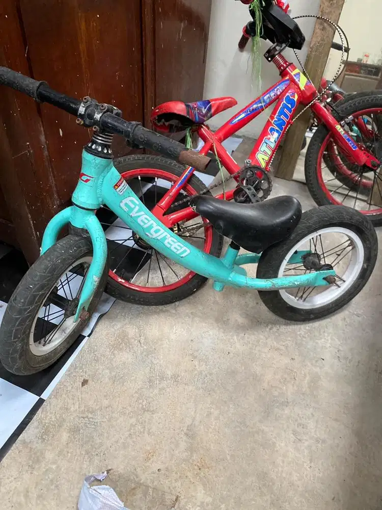 Sepeda anak dan pushbike