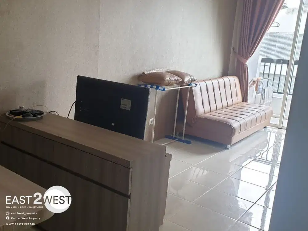 Jual  Apartemen Silkwood Residence Alam Sutera Tangerang 2 Kamar Tidur Tower Oak Lantai 2 Fully Furnished