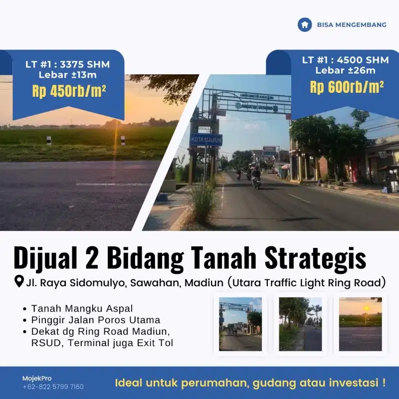 Tanah Luas Dekat Ring Road Sogaten