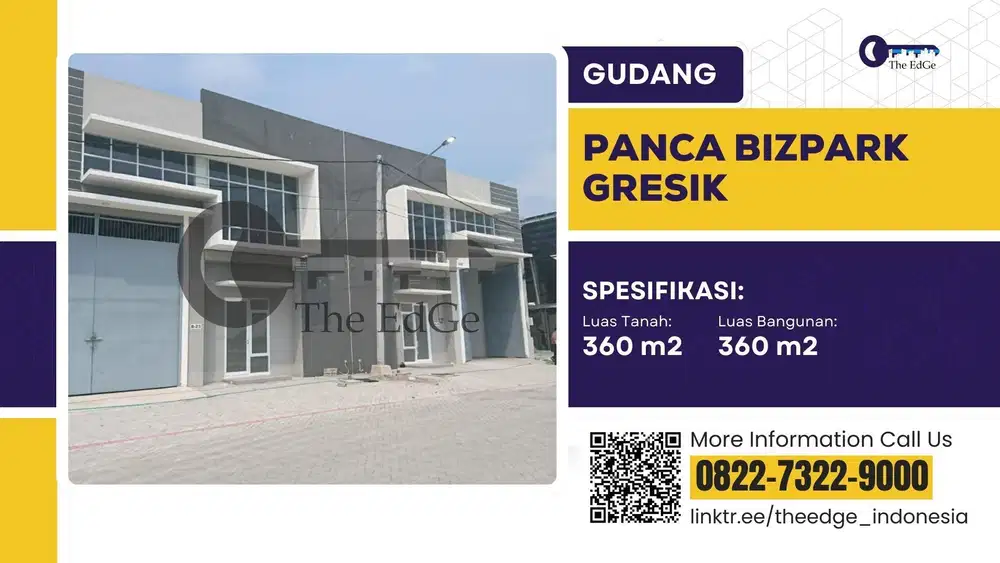Jual Gudang Panca Bizpark Gresik Lamongan Jawa Timur - The EdGe