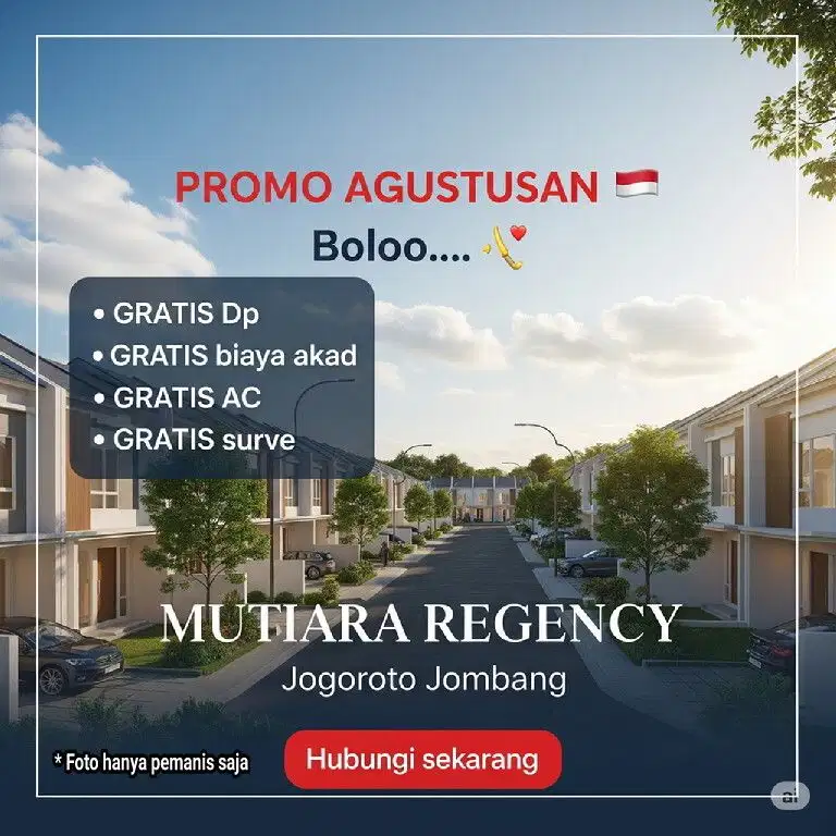 Jual rumah murah utj 1 juta sampai trima kunci  di jogoroto jombang