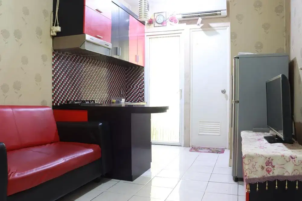 DISEWAKAN ! APARTEMEN 2BR FURNISHED GREEN PRAMUKA CITY INCLUDE IPL