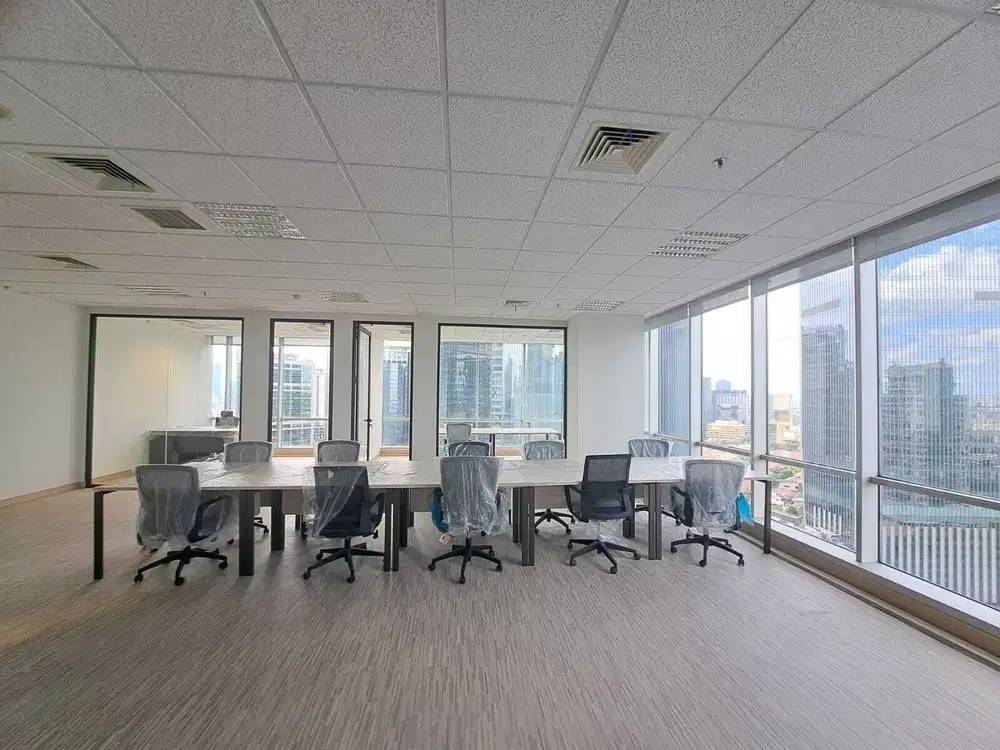 Sewa Kantor 118 m2 Brand New Furnish di Menara Sun Life Mega Kuningan