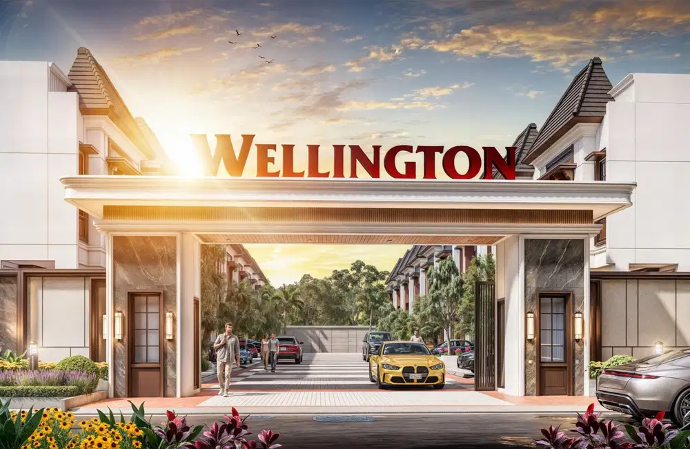 Villa 2,5 Tingkat Daerah Katamso Jalan Suka Budi Komplek Wellington