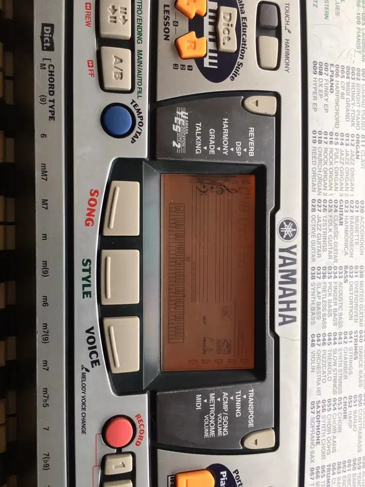 Di jual keyboard/piano yamaha psr 280