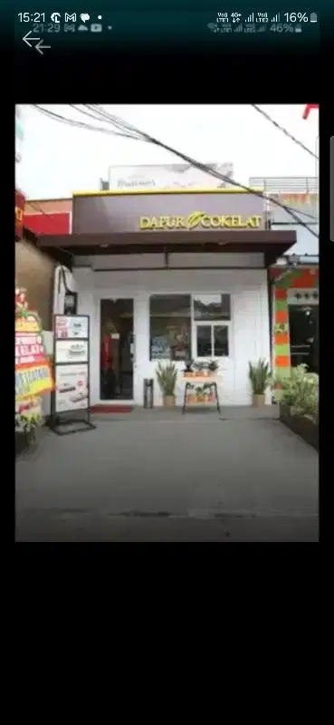 dijual tempat usaha 86 meter di jl ahmad dahlan