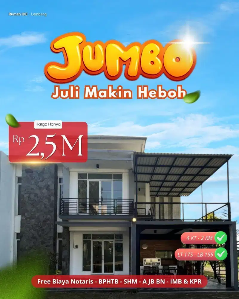 Jual Rumah Mewah di Lembang