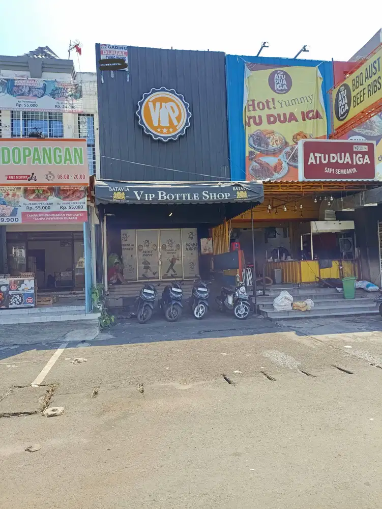 Ruko siap pakai Hybrida Raya klp gading siang malam ramai