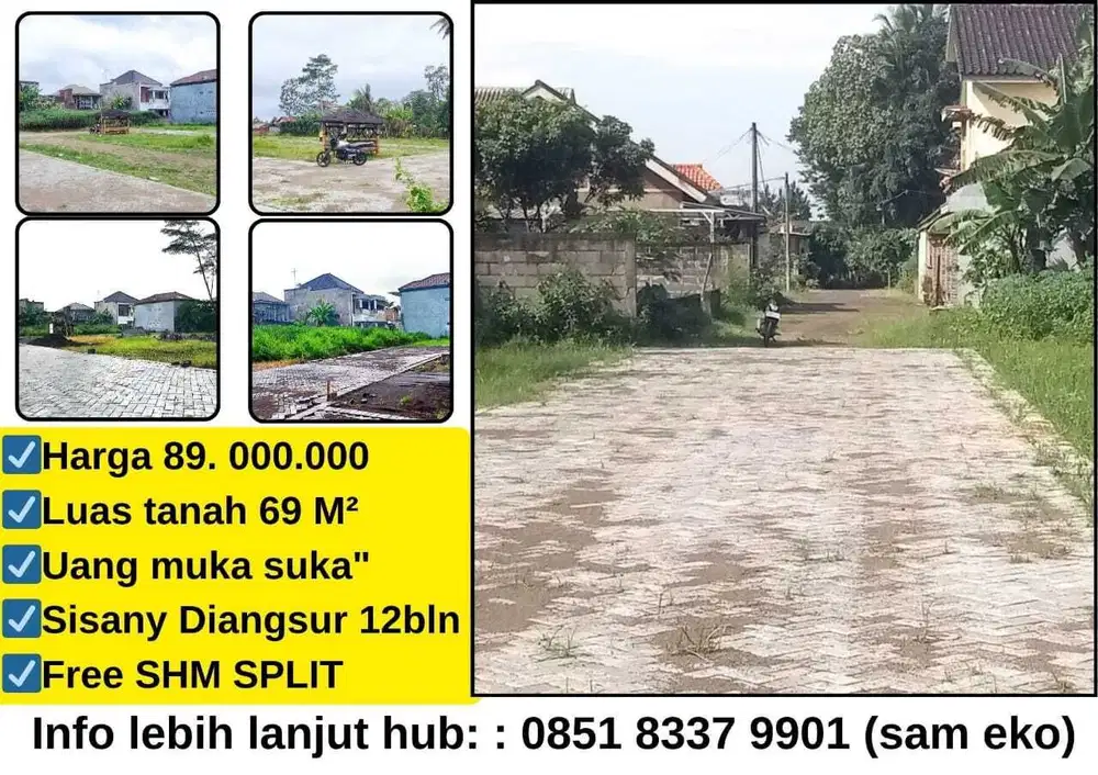 Tanah kavling pribadi lokasi strategis