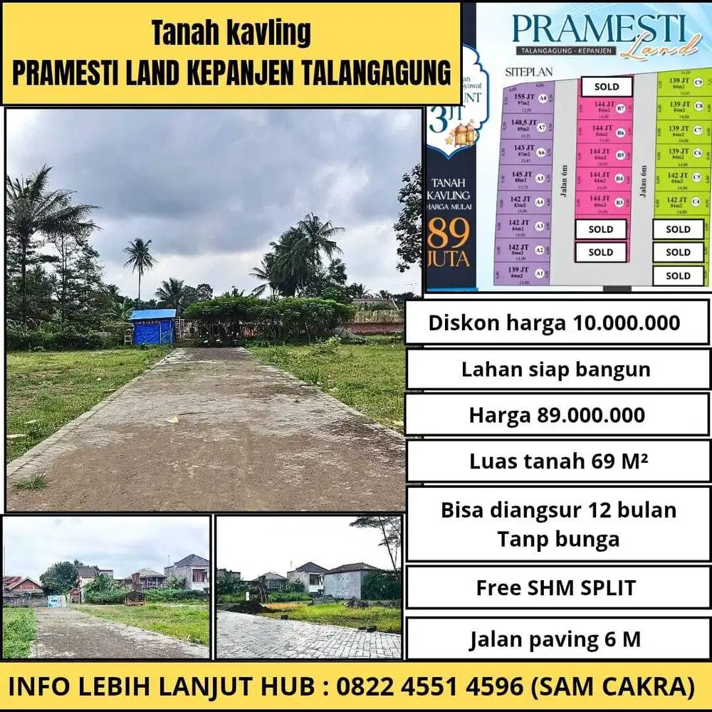 TANAH KAVLING DI PERTENGAHAN KOTA