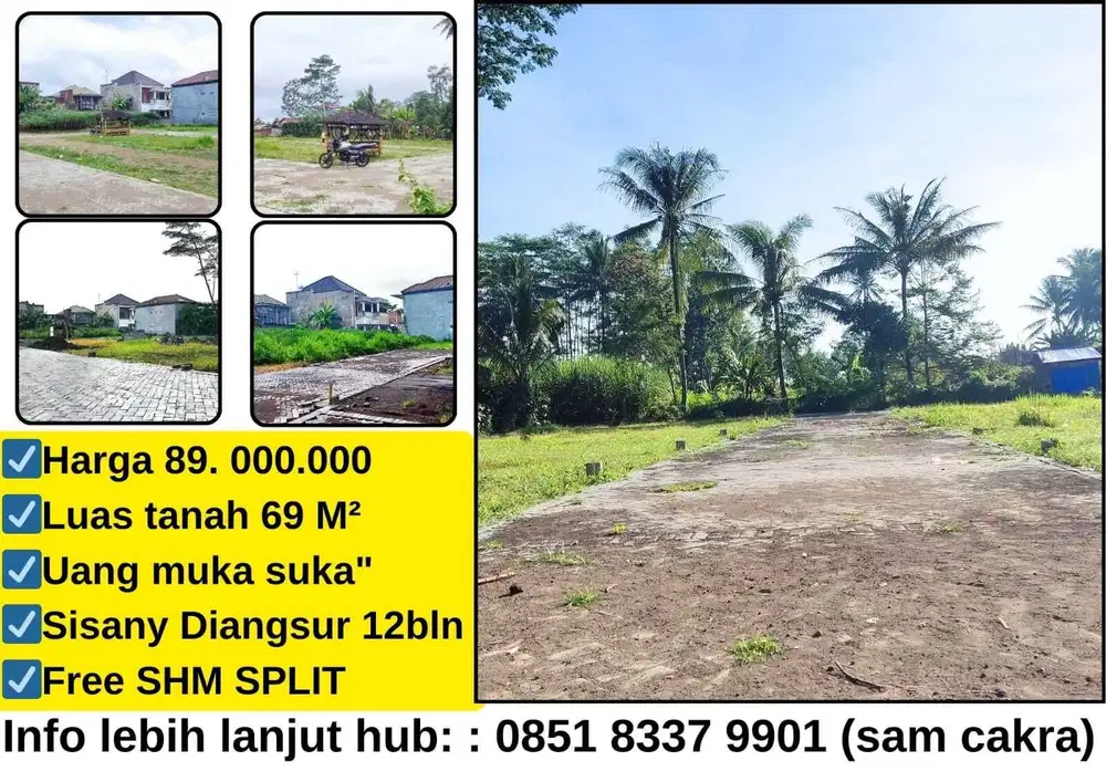 Tanah kavling SHM tengah kota